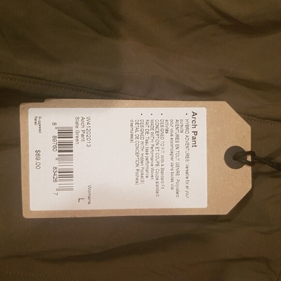 Prana Arch Pant- Women's size large - Picture 2 of 3